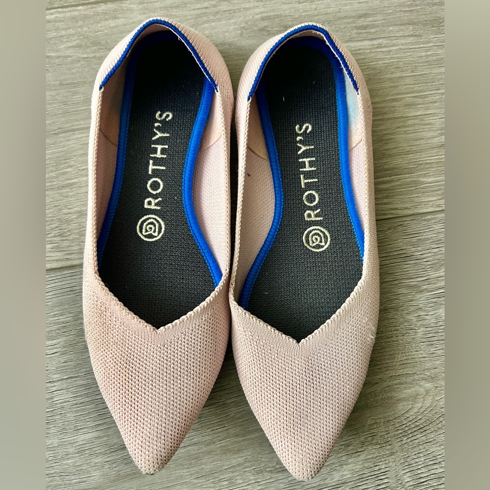 Rothy's Women's Light Pink Flats